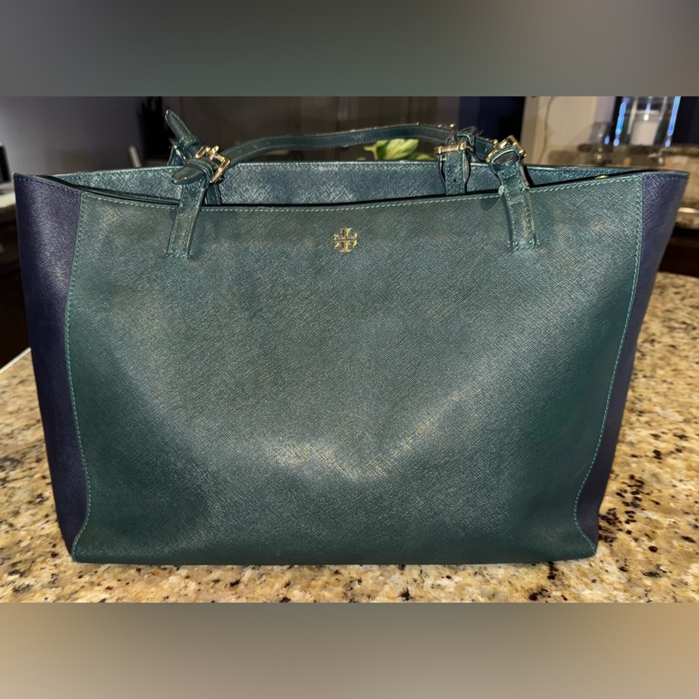 Tory Burch York Buckle laptop tote purse bag RARE color! - Picture 11 of 16